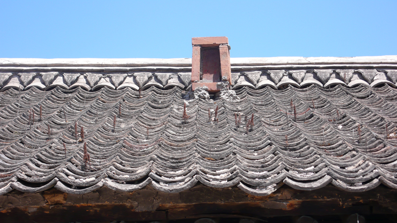 Li-Liu house, Feng shui on roof